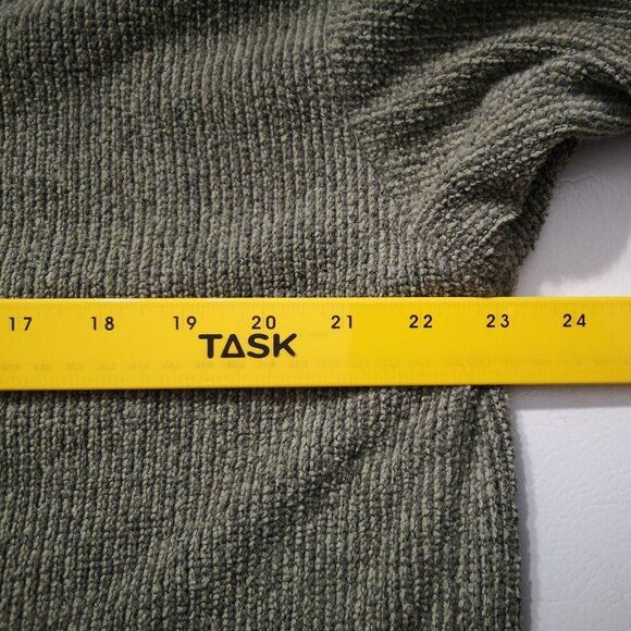 Green Brand Recycled Men's Size Large Green Straight Fit Sweat Shirt - Picture 5 of 8